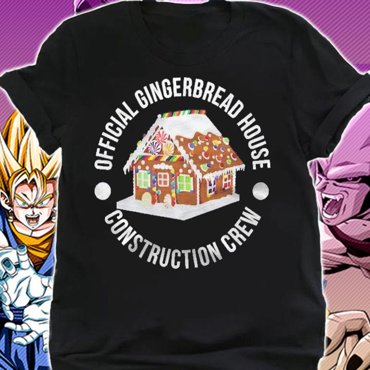 Funny Official Gingerbread House Construction Crew Christmas Shirt t-shirt shirt