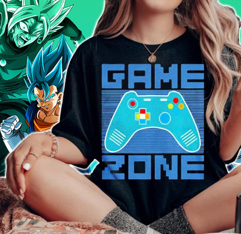 Game Zone Video Gamer Vintage Retro Boys T-Shirt t-shirt woman shirt