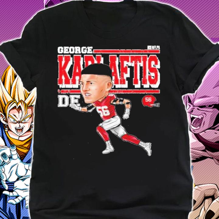 George Karlaftis Kansas City Cartoon Football Shirt t-shirt shirt