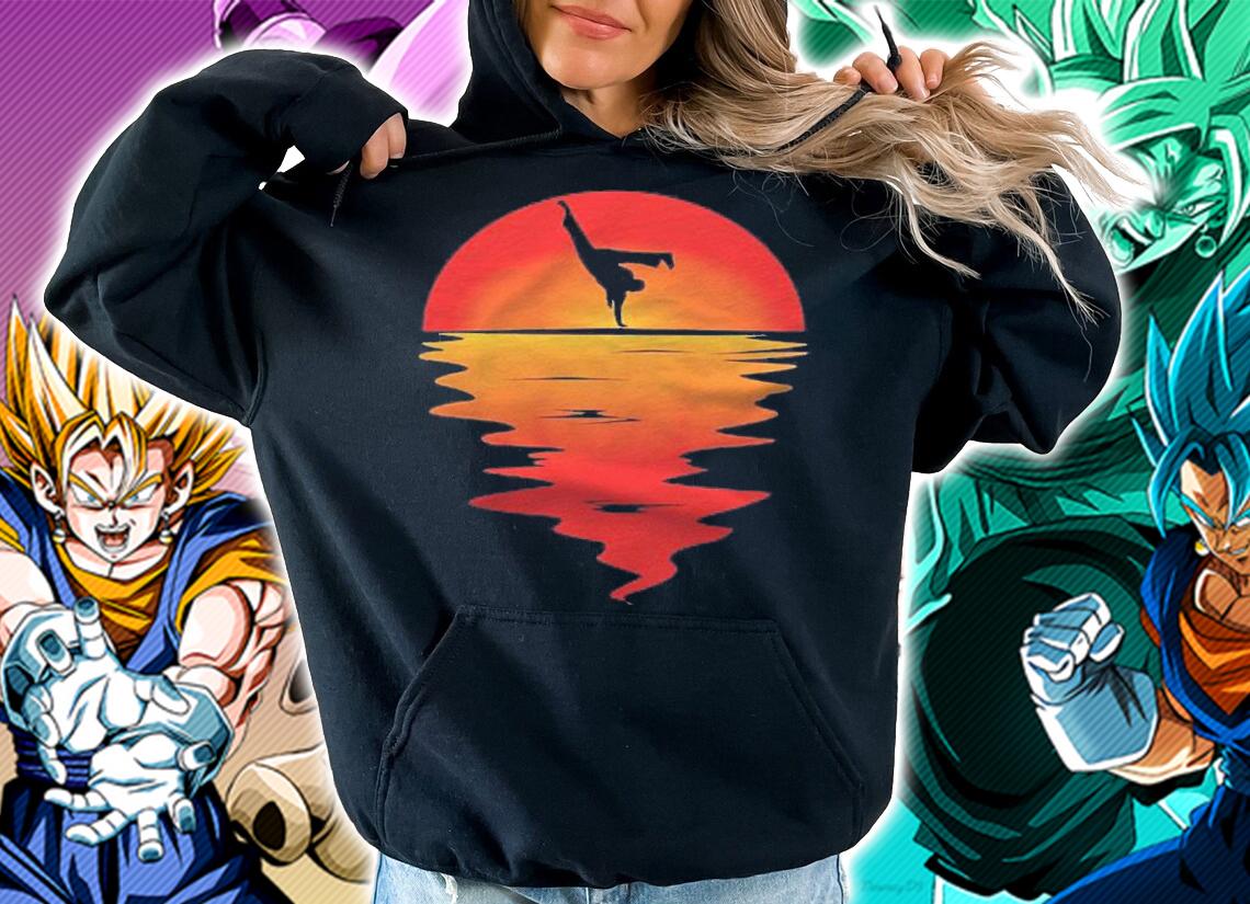 Capoeira Vaporwave Sunset Martial Arts Synthwave Shirt t-shirt hoodie
