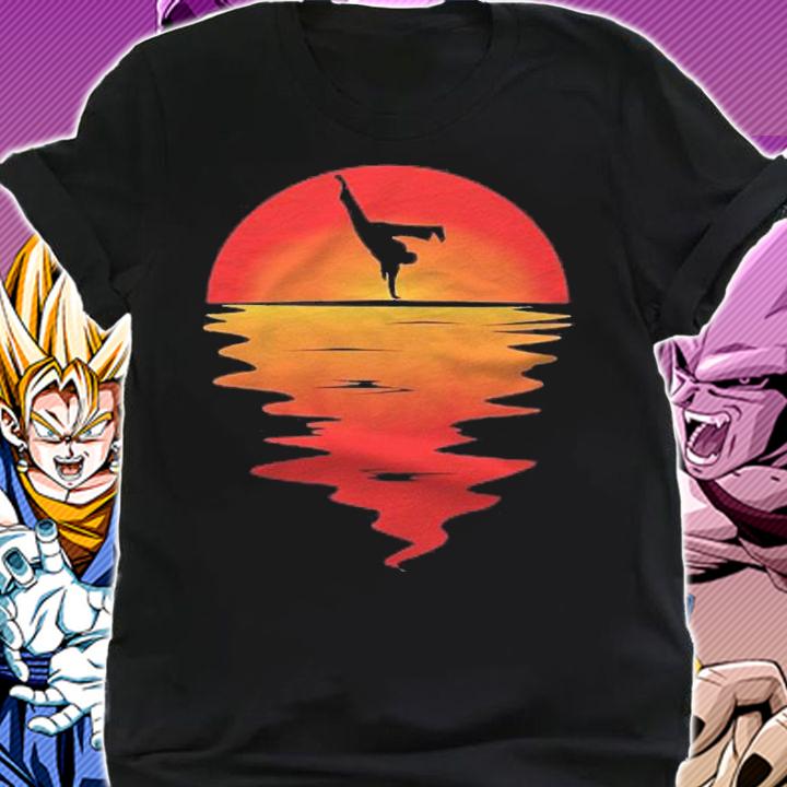 Capoeira Vaporwave Sunset Martial Arts Synthwave Shirt t-shirt shirt