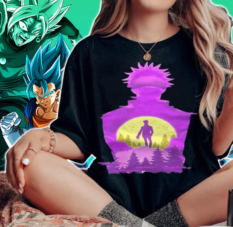 Jujutsu Kaisen Satoru Gojo character's shadow 2022 T-shirt t-shirt woman shirt