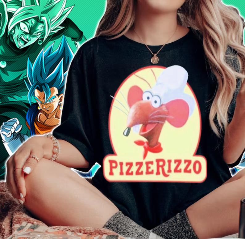 Muppet History Pizza Rizzo Shirt t-shirt woman shirt