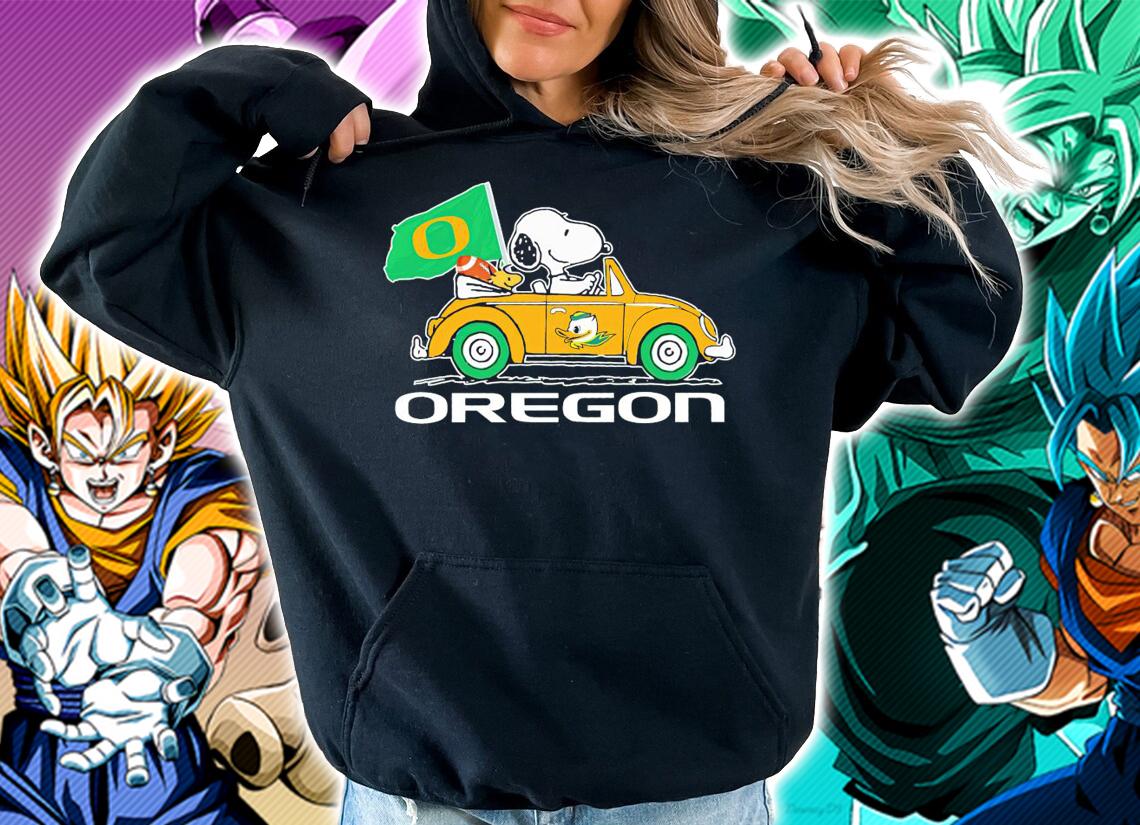 Oregon Ducks Snoopy And Woodstock t-shirt hoodie