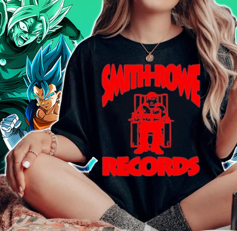 Smith-Rowe Records Death Row Logo Shirt t-shirt woman shirt