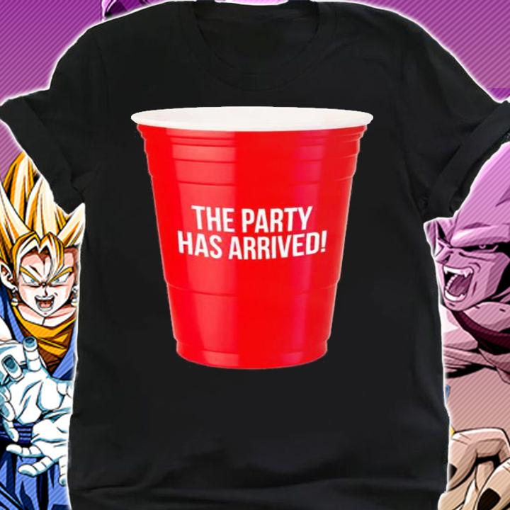 The Party Has Arrived Beer Drinking Red Solo Cup T-Shirt t-shirt shirt