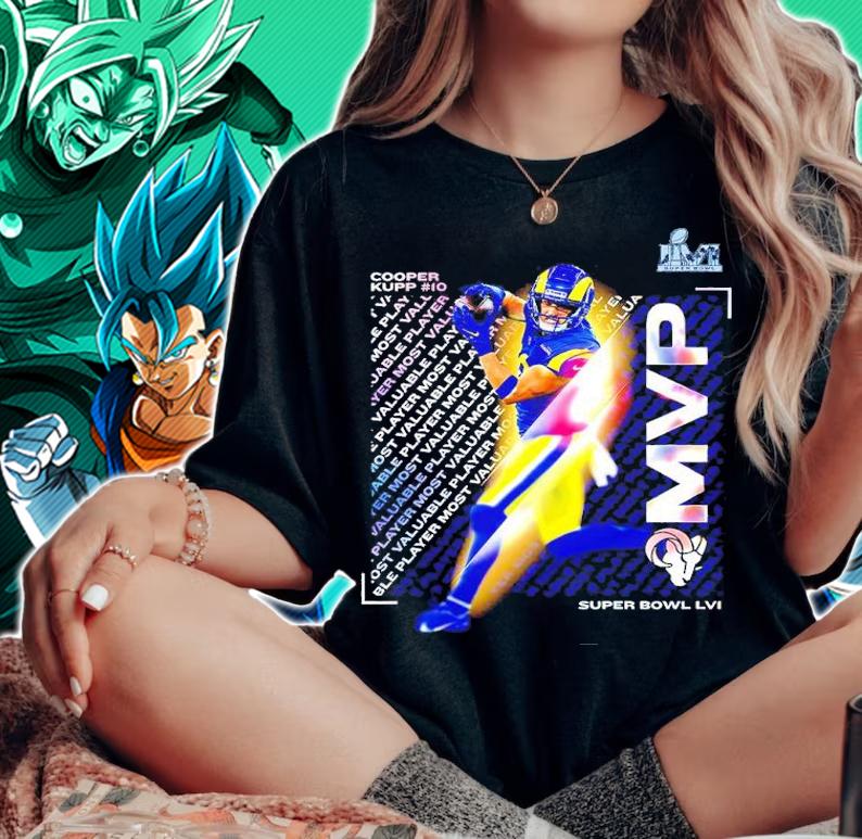 Cooper Kupp MVP Los Angeles Rams Super Bowl LVI Champions t-shirt woman shirt