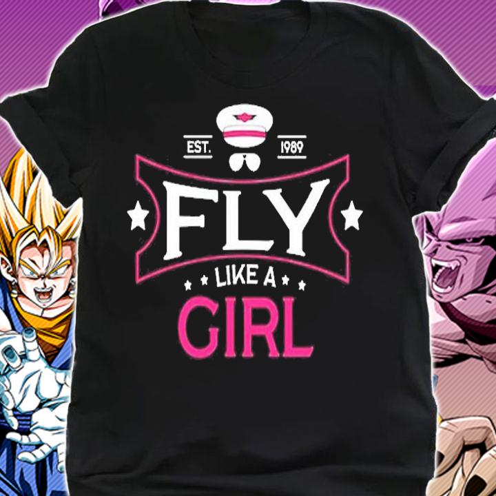 Fly Like A Girl Aviation Aircraft Pilot T-Shirt shirt