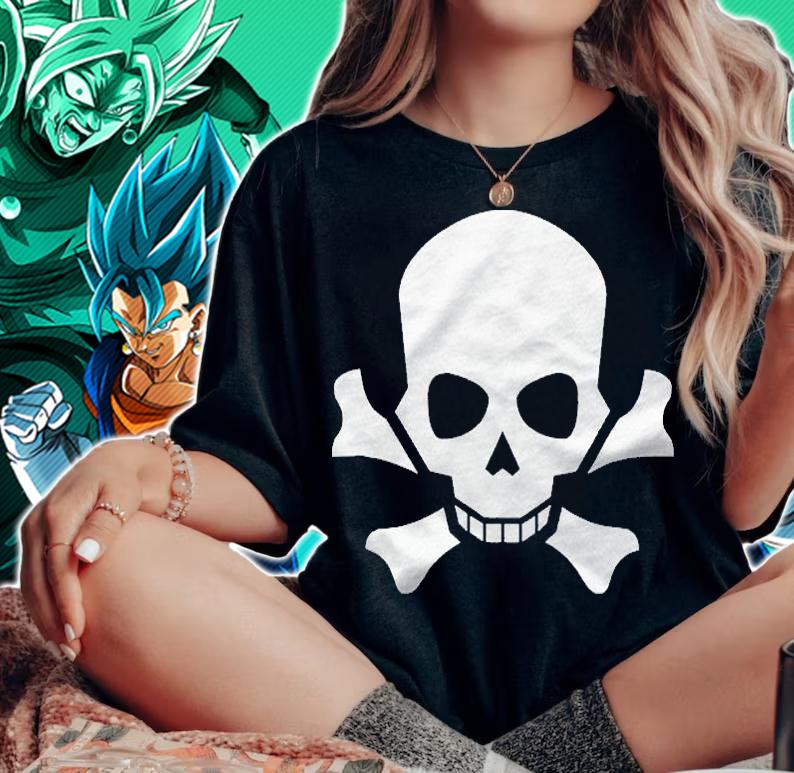 Skull And Cross Bones Pirate Dead Flag Shirt woman shirt