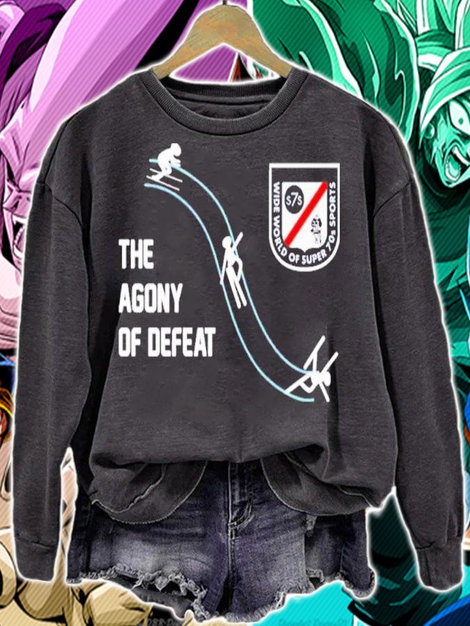 The Agony Of Defeat Super 70s Sports Shirt sweatshirt