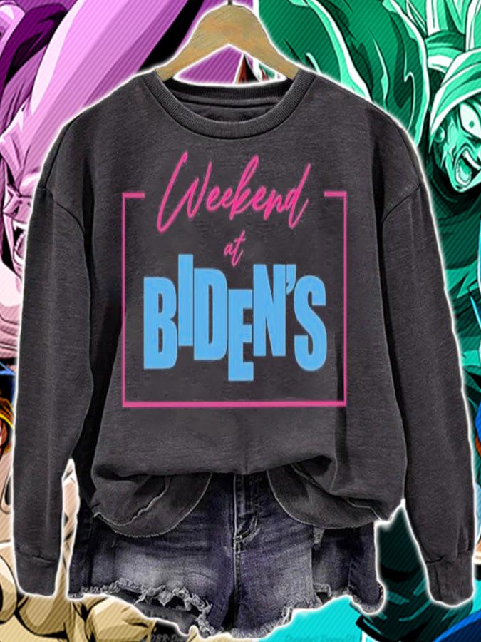 Weekend At Bidens Funny Joe Biden President T-Shirt sweatshirt