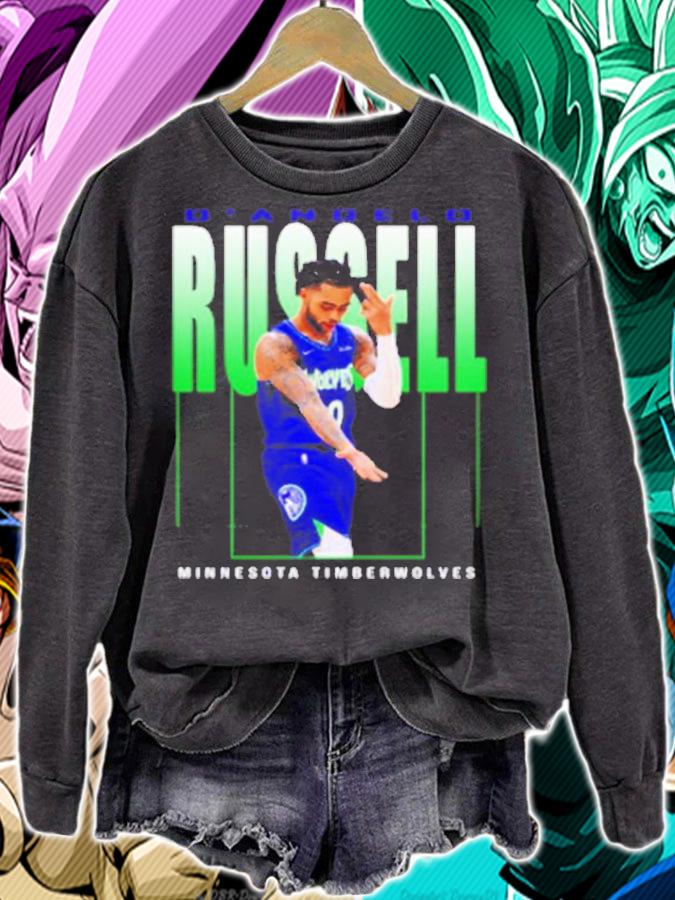 D'Angelo Russell Minnesota Timberwolves Basketball Shirt sweatshirt