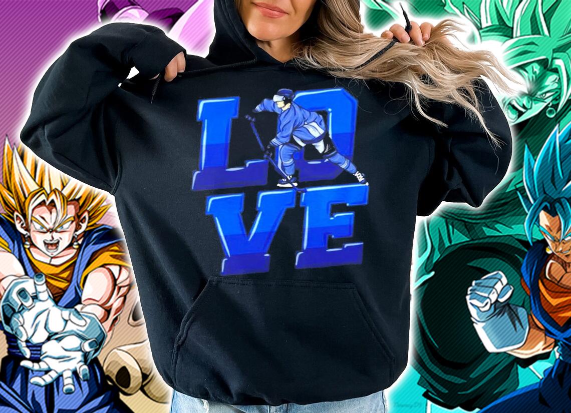 Love Ice Hockey Player Skates Ice Rink Winter Sport T-Shirt hoodie