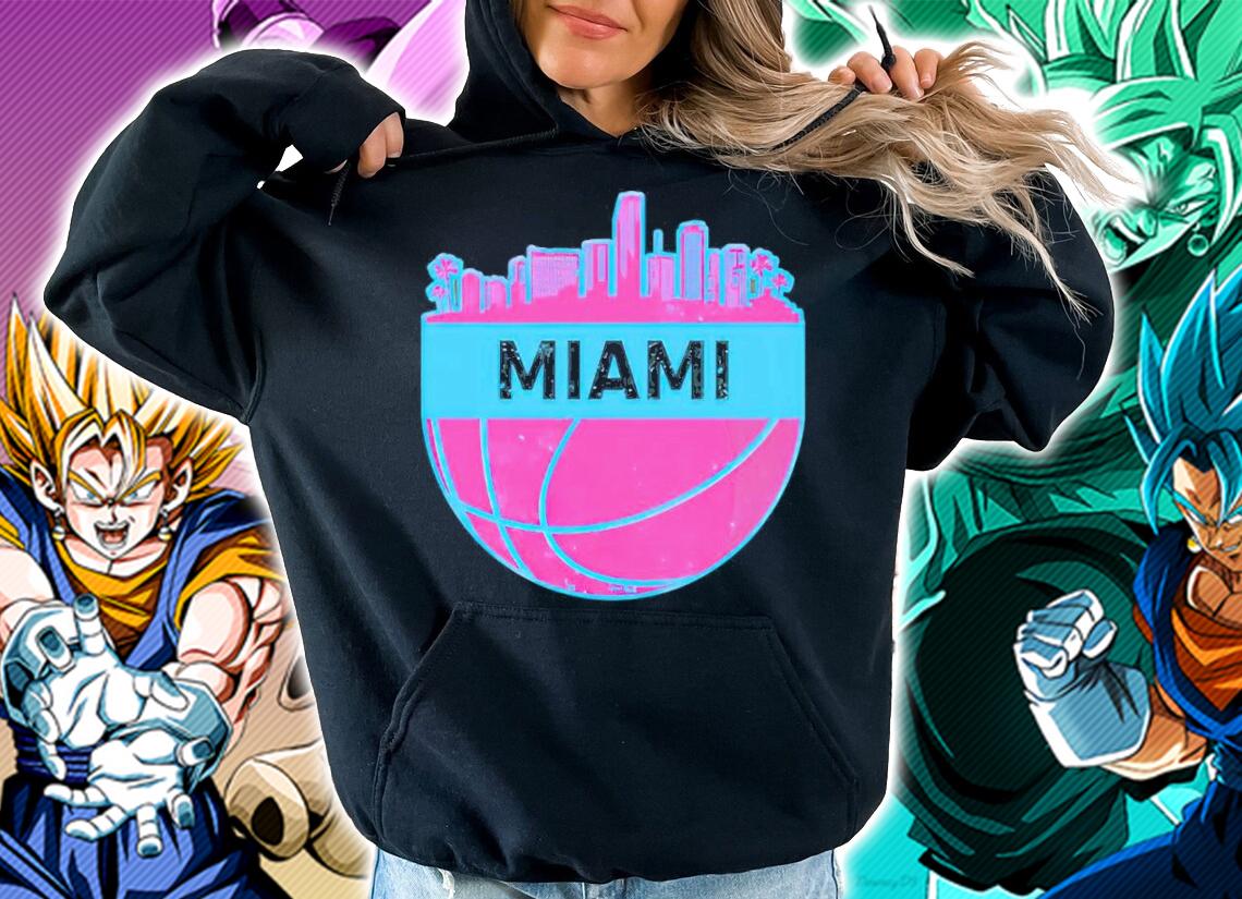 Miami Basketball T-shirt hoodie