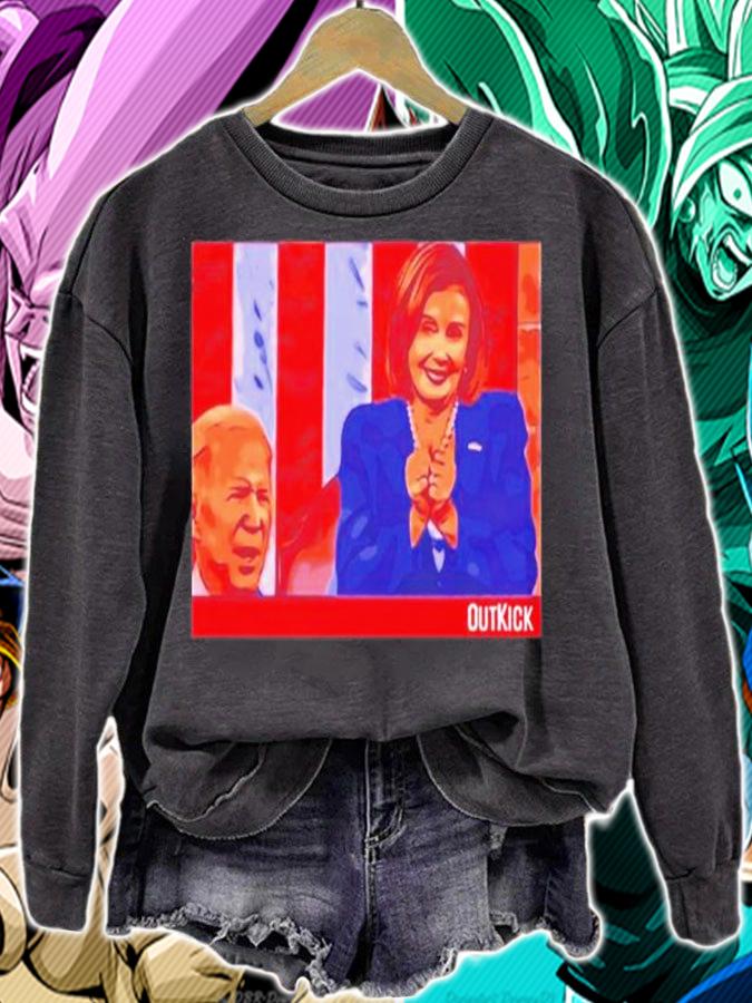 Outkick Creepy Pelosi T-Shirt sweatshirt