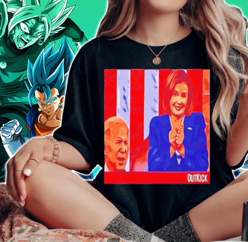 Outkick Creepy Pelosi T-Shirt woman shirt