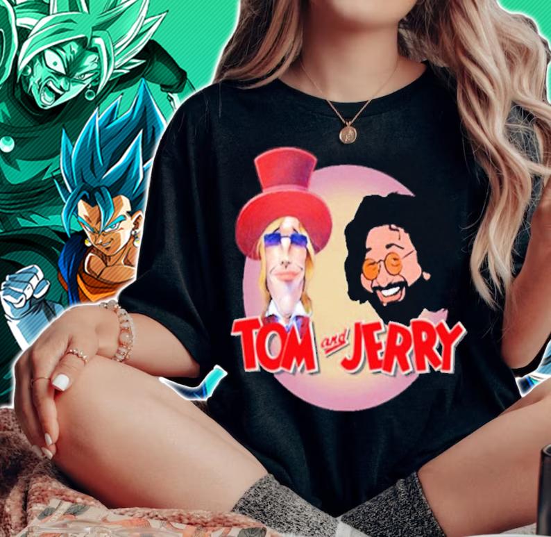 Tom Petty And Jerry Garcia Shirt woman shirt