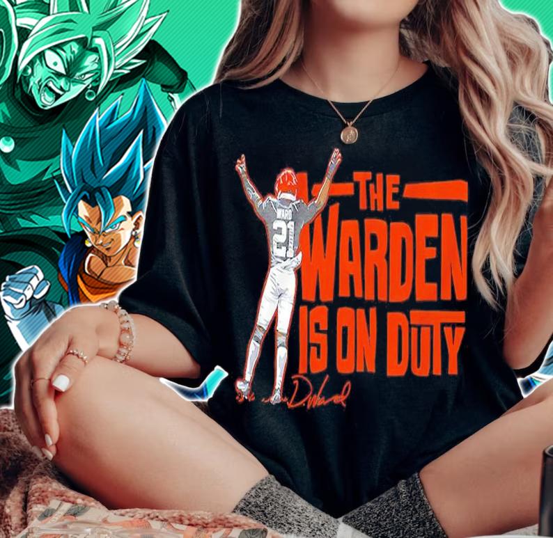 Denzel Ward The Warden's On Duty Shirt woman shirt