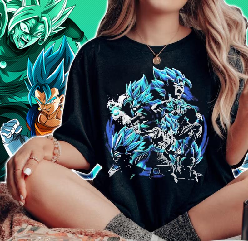 Dragon Ball Z Spirit Bomb Anime t-shirt woman shirt