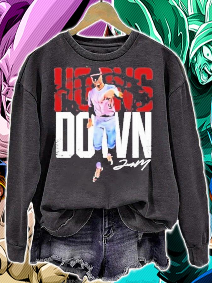 Jack Moss Horns Down Hooded Signatures Shirt sweatshirt