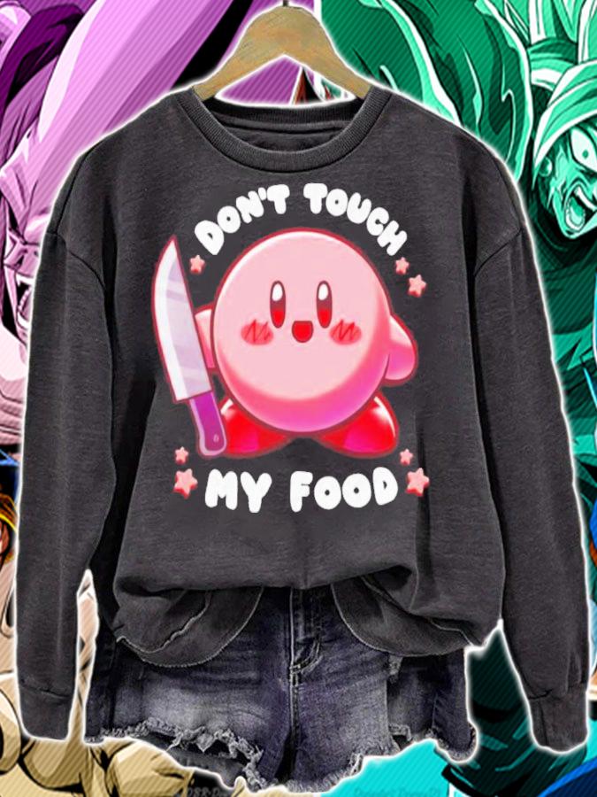 Mecha Kirby Don't Touch My Food Shirt sweatshirt