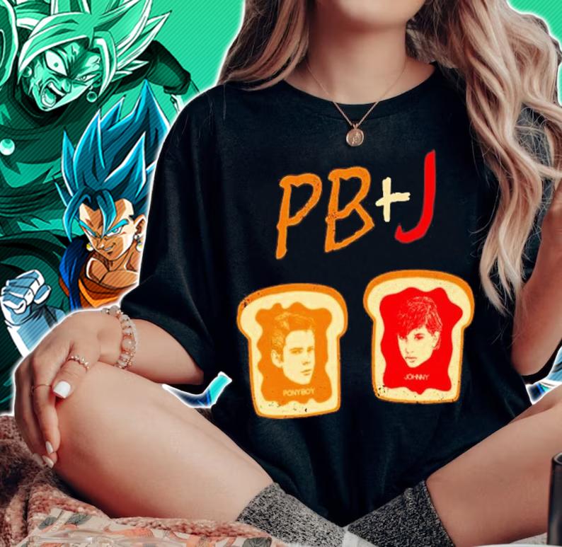Ponyboy And Johnny PB + J Shirt woman shirt