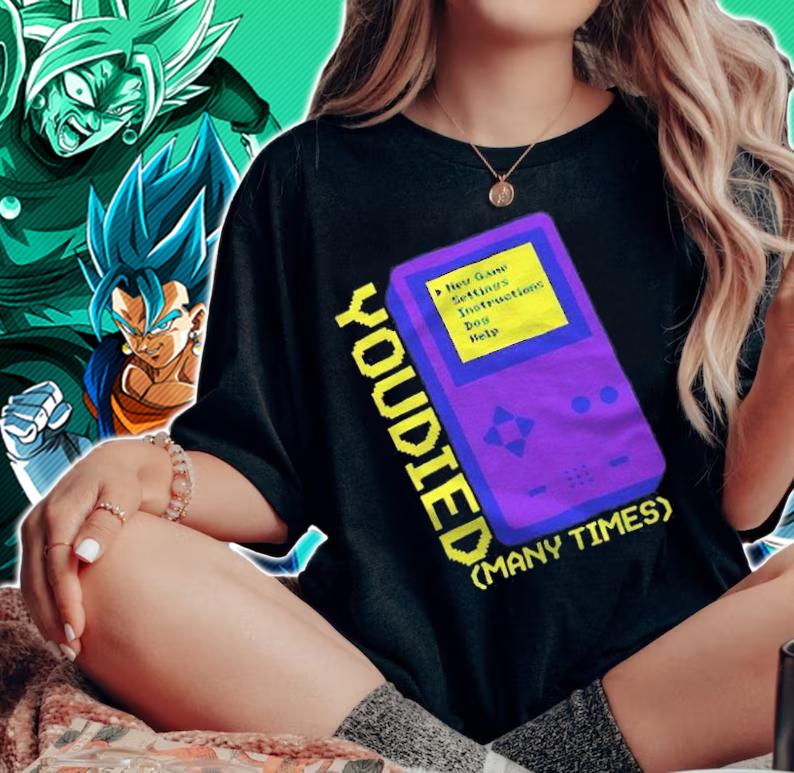 Seth Everman Gameboy you died many times T-shirt woman shirt