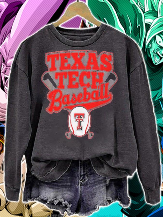 Texas Tech Baseball Logo T-Shirt sweatshirt