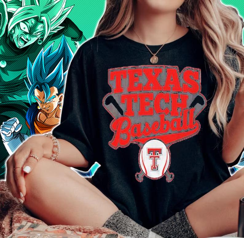 Texas Tech Baseball Logo T-Shirt woman shirt