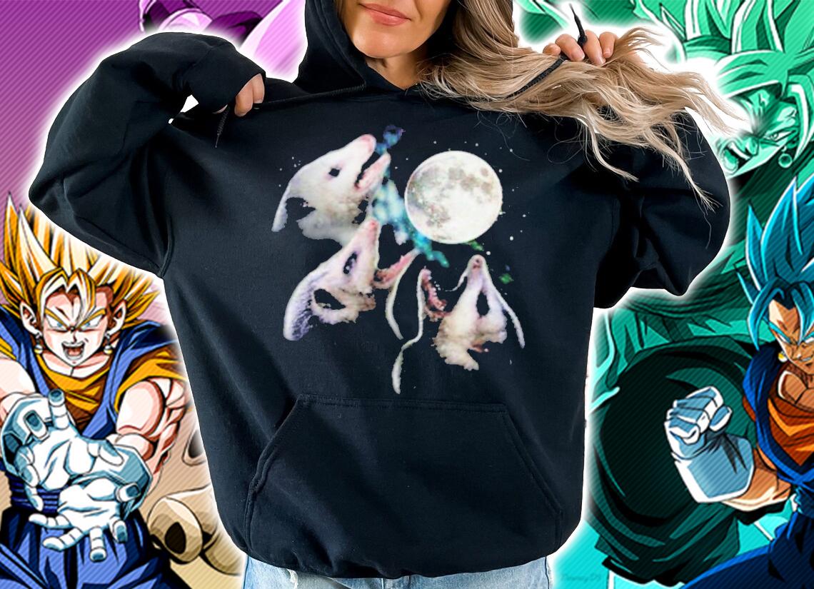 Three Possum Moon Three Wolf Moon Shirt hoodie