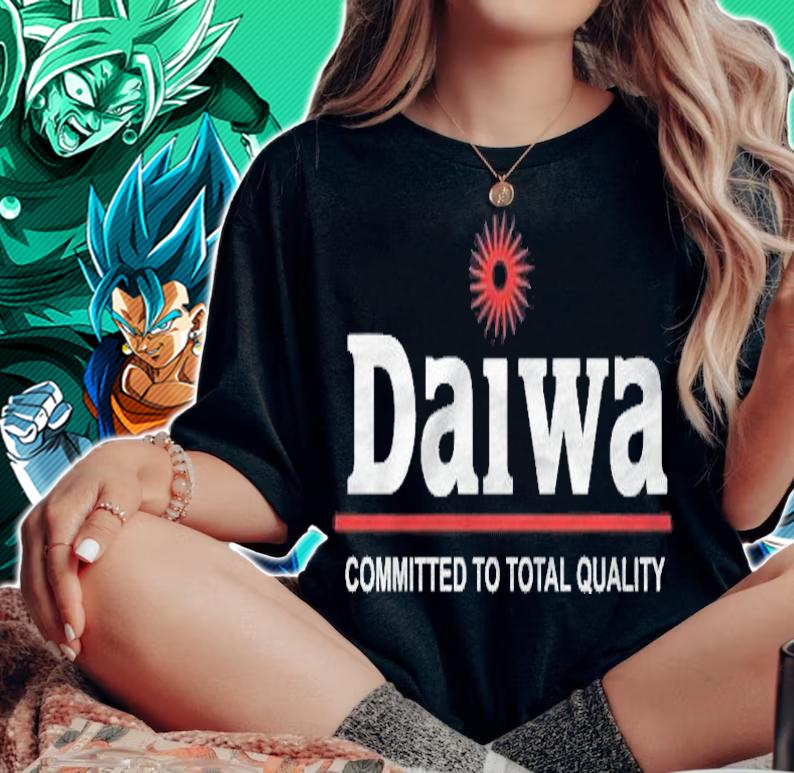 Daiwa Fishing Team Committed To Total Quality T-shirt woman shirt