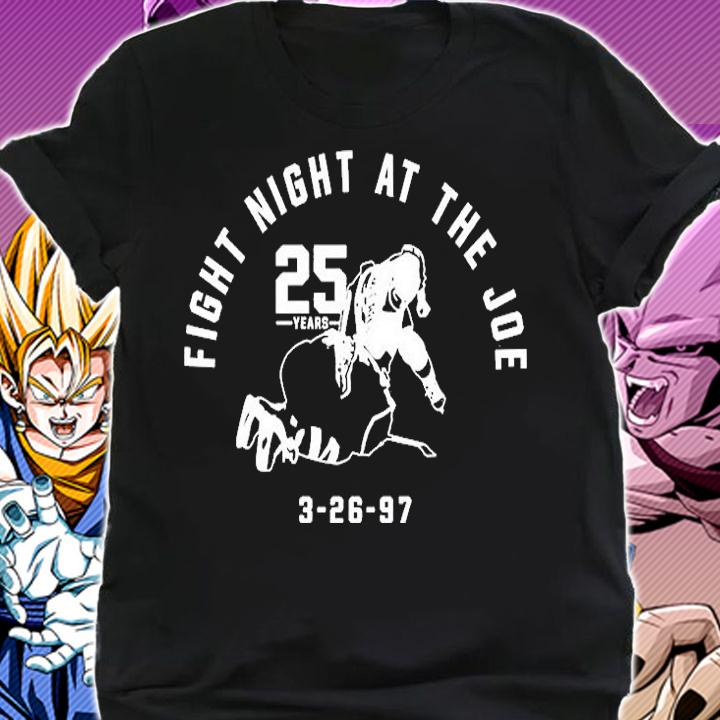Fight Night At The Joe 25 Years T-Shirt shirt