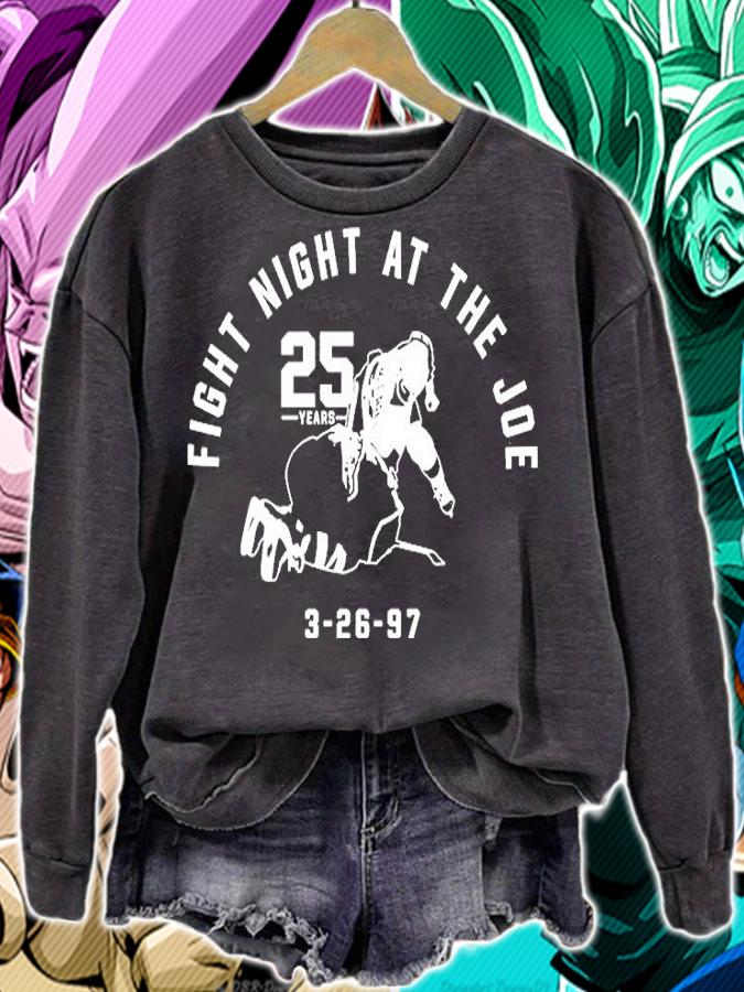 Fight Night At The Joe 25 Years T-Shirt sweatshirt