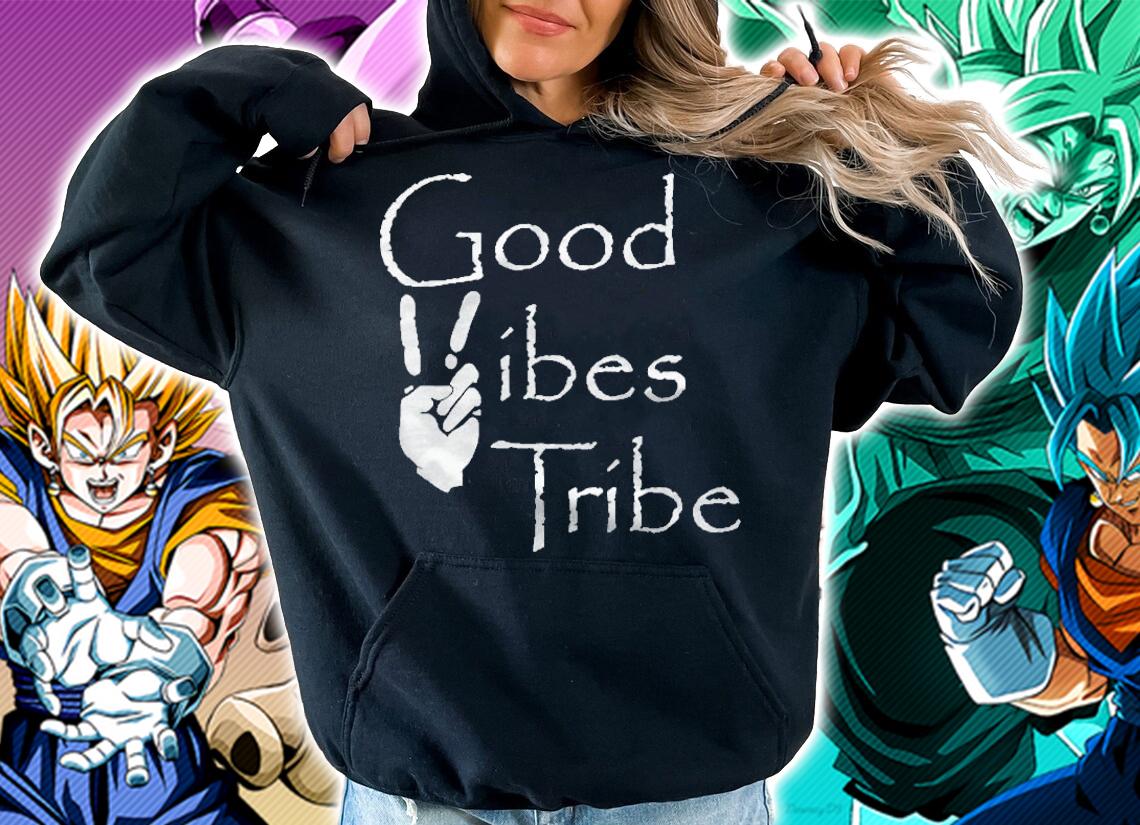 Good Vibes Tribe Inspirational Quote T-shirt hoodie