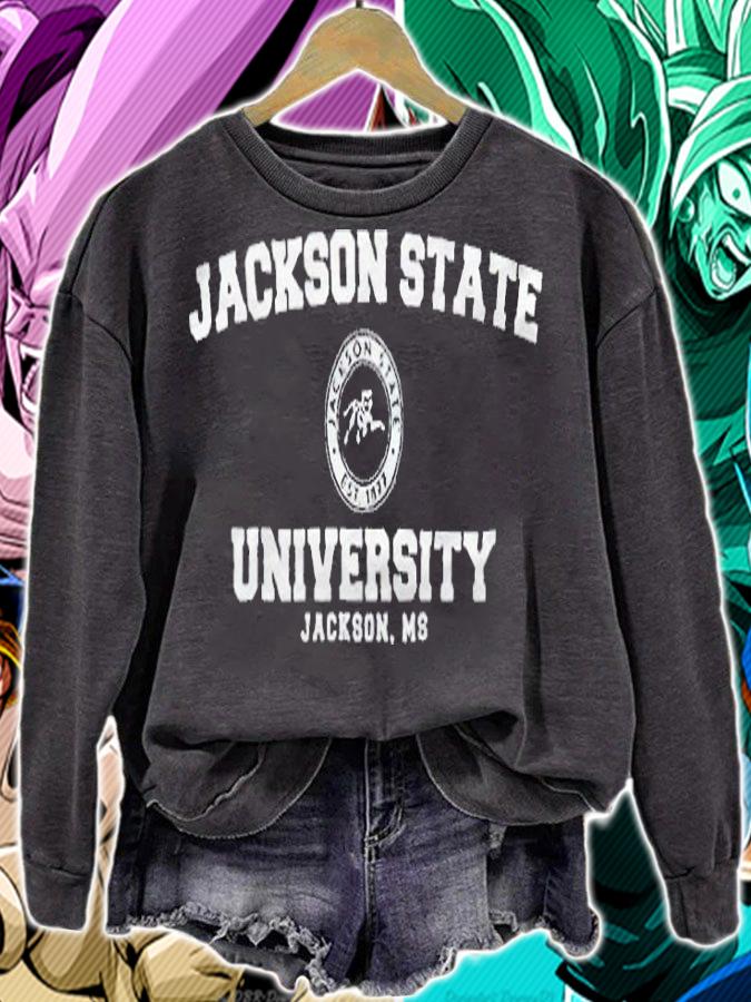Jackson State University circle logo T-shirt sweatshirt