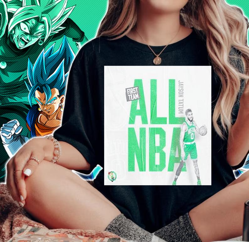 Jayson Tatum All-NBA First Team Boston Celtics T-Shirt woman shirt