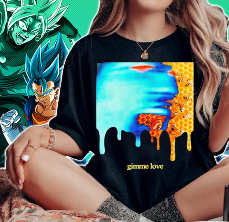 Joji Music Acid Wash Gimme Love Photo Negative Shirt woman shirt