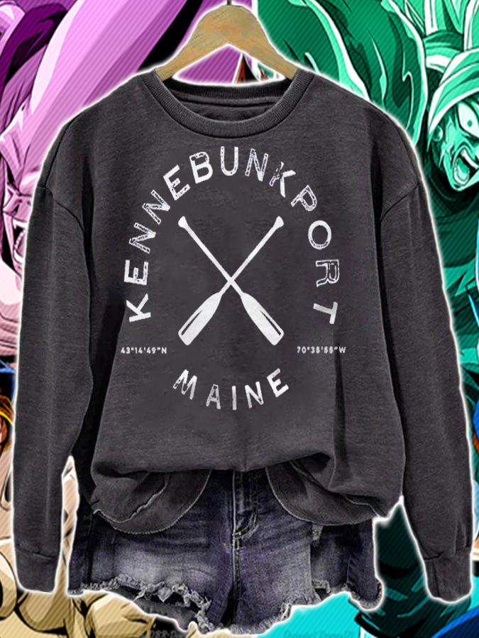 Kennebunkport Maine Graphic Vintage Shirt sweatshirt