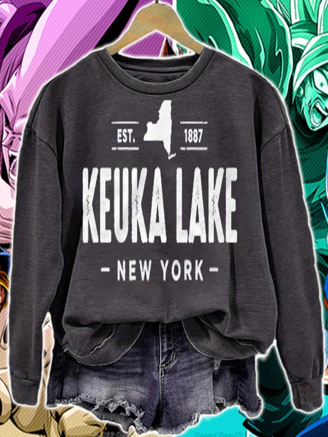 Keuka Lake Pullover State Of New York Shirt sweatshirt
