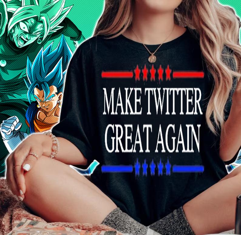 Make Twitter Great Again T-Shirt woman shirt
