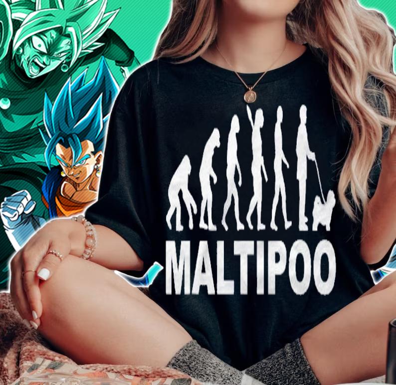 Maltipoo Evolution Dog Lover Shirt woman shirt