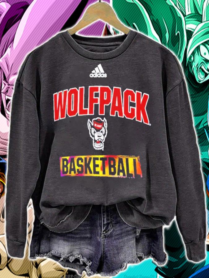 NC State Wolfpack Adidas Women's Bench Basketball Shirt sweatshirt