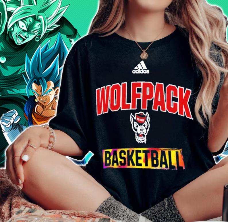 NC State Wolfpack Adidas Women's Bench Basketball Shirt woman shirt