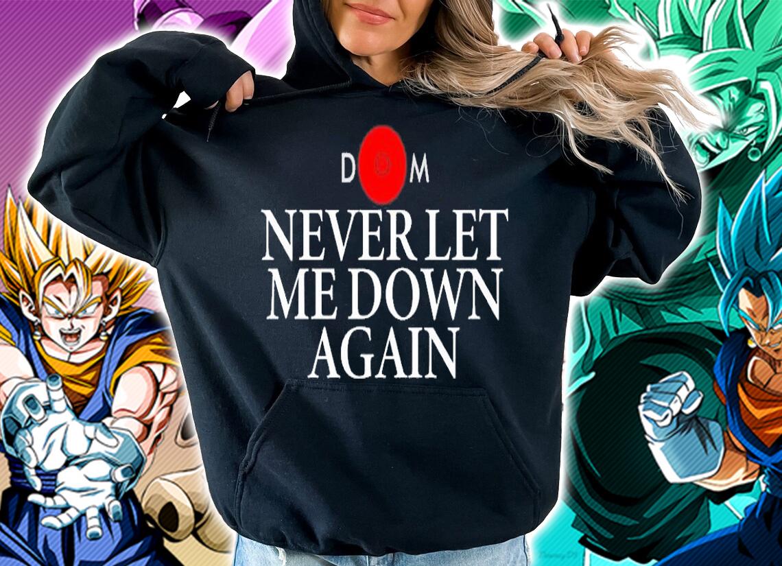 Never Let Me Down Again DM White Logo T-Shirt hoodie
