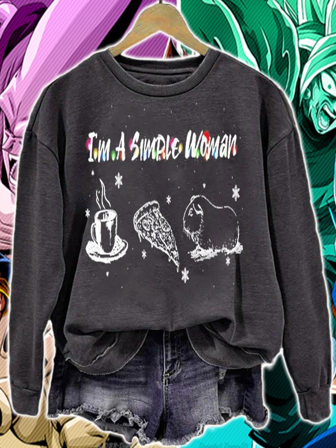 Simple Woman Loves Coffee t-shirt sweatshirt