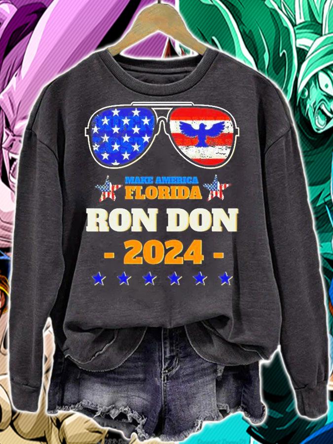 Sunglasses Make America Florida Ron Don 2024 t-shirt sweatshirt