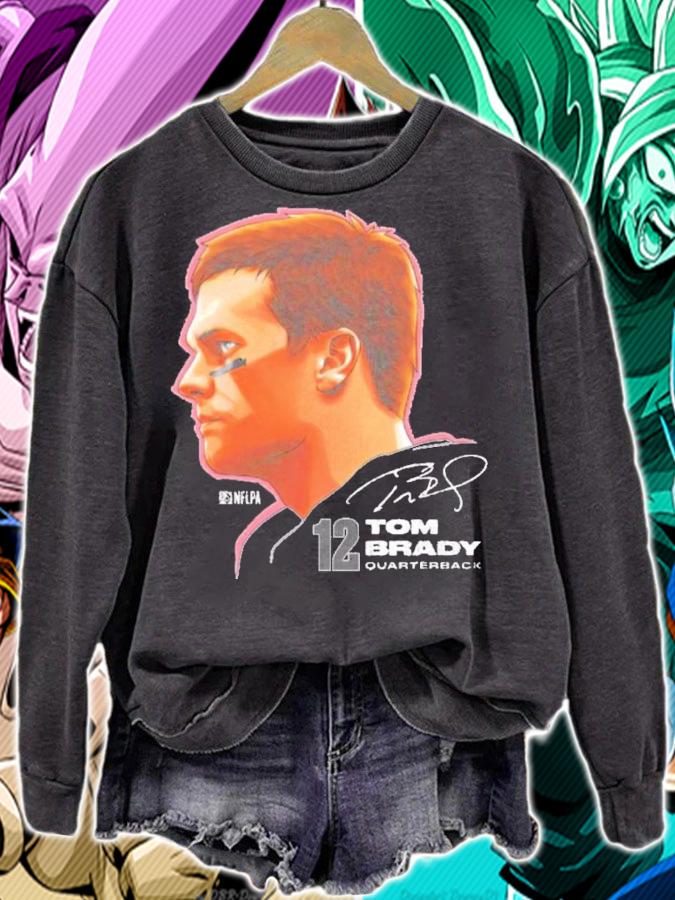 Tom Brady #12 Tampa Bay Football Quarterback Signatures Shirt sweatshirt