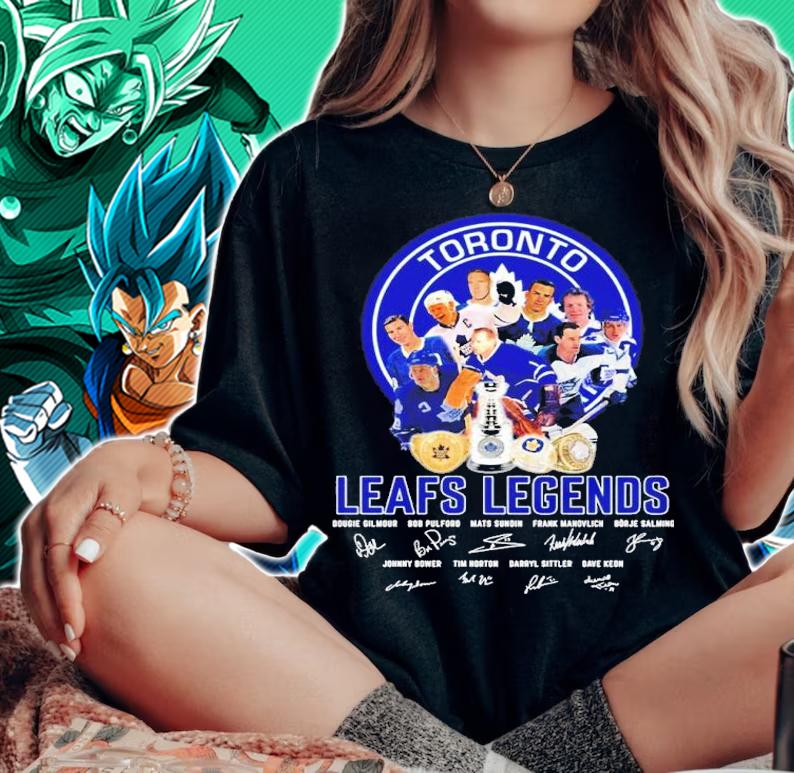 Toronto Maple Leafs Legends Signatures t-shirt woman shirt