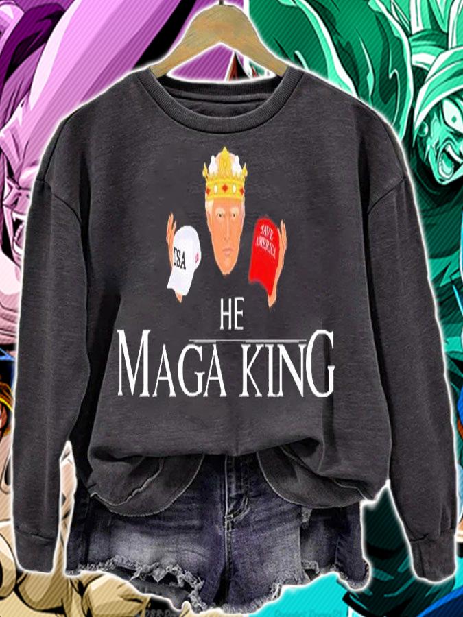 Trump The Maga King T-Shirt sweatshirt