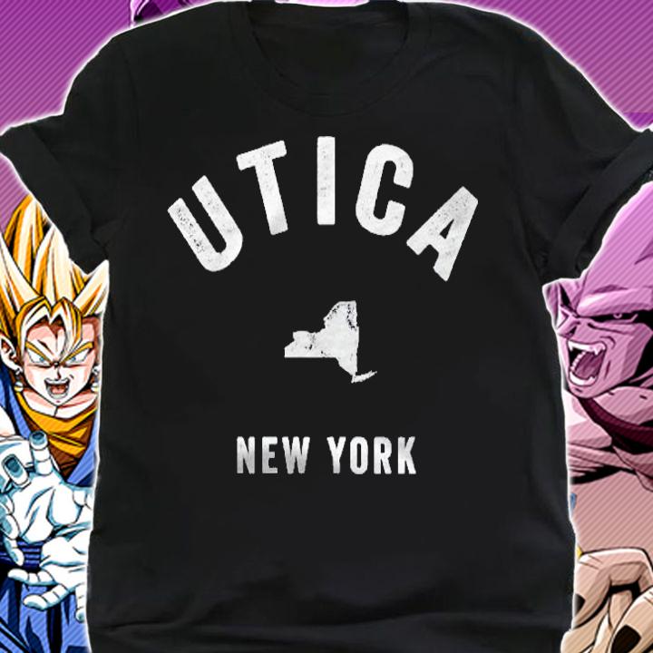 Utica New York Ny Vintage 70S Athletic Sports Design Shirt shirt